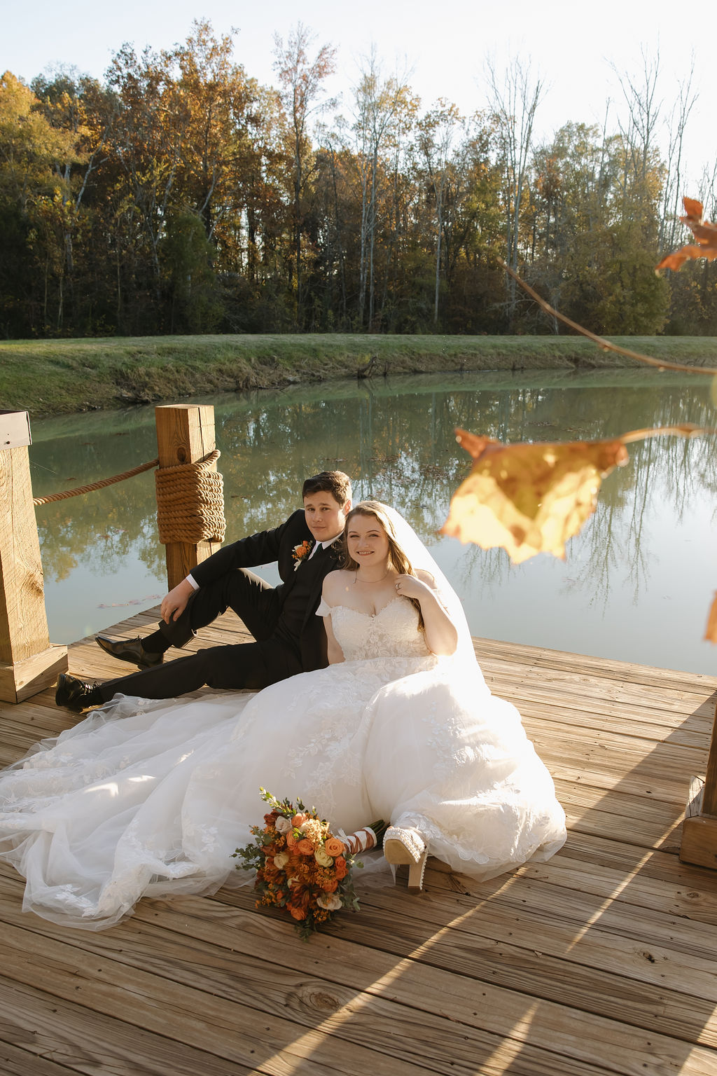 Rebecca & Troy wedding at Covey Creek — photo 12