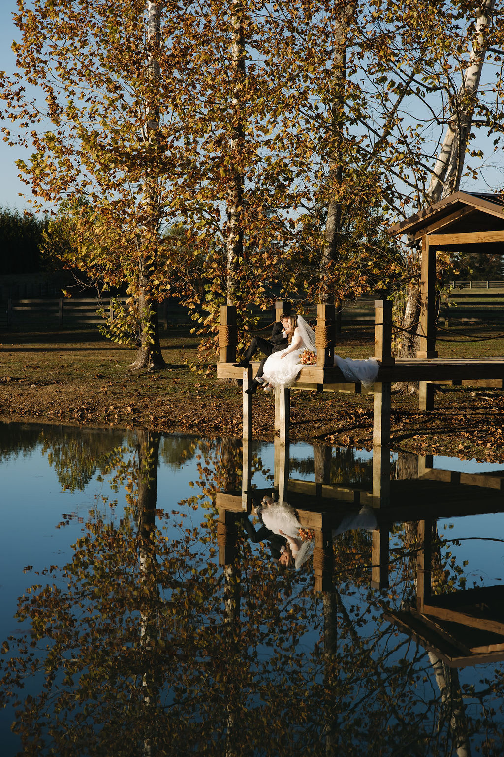 Rebecca & Troy wedding at Covey Creek — photo 1